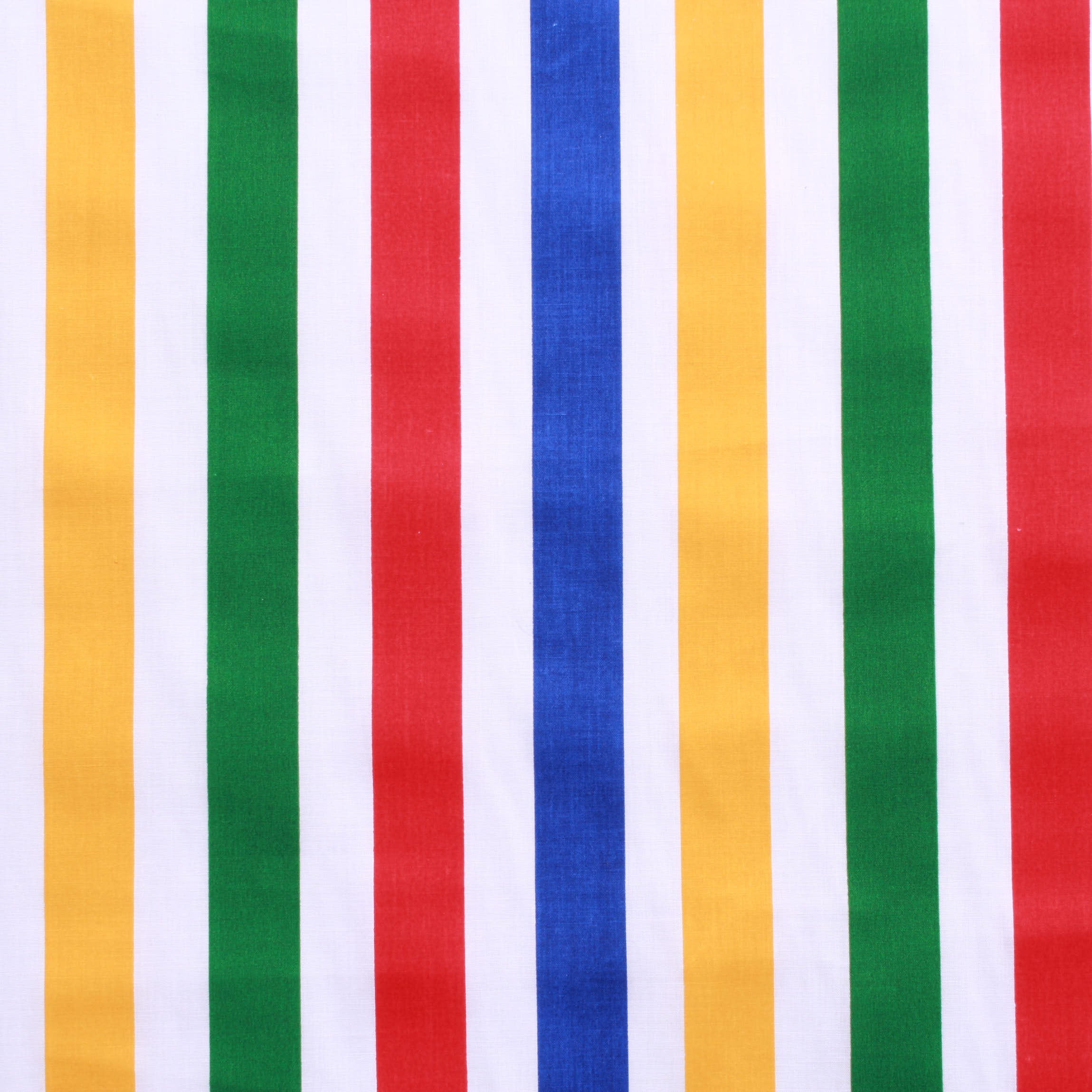 Premium Quality Poly-Cotton "Multicolour Stripes" 44" wide