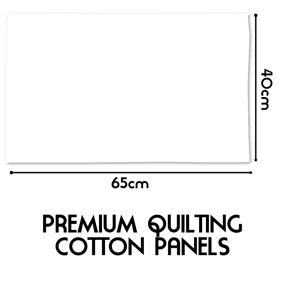 100% Quilting Cotton Cushion Panel - Bisons- 65cm x 40cm