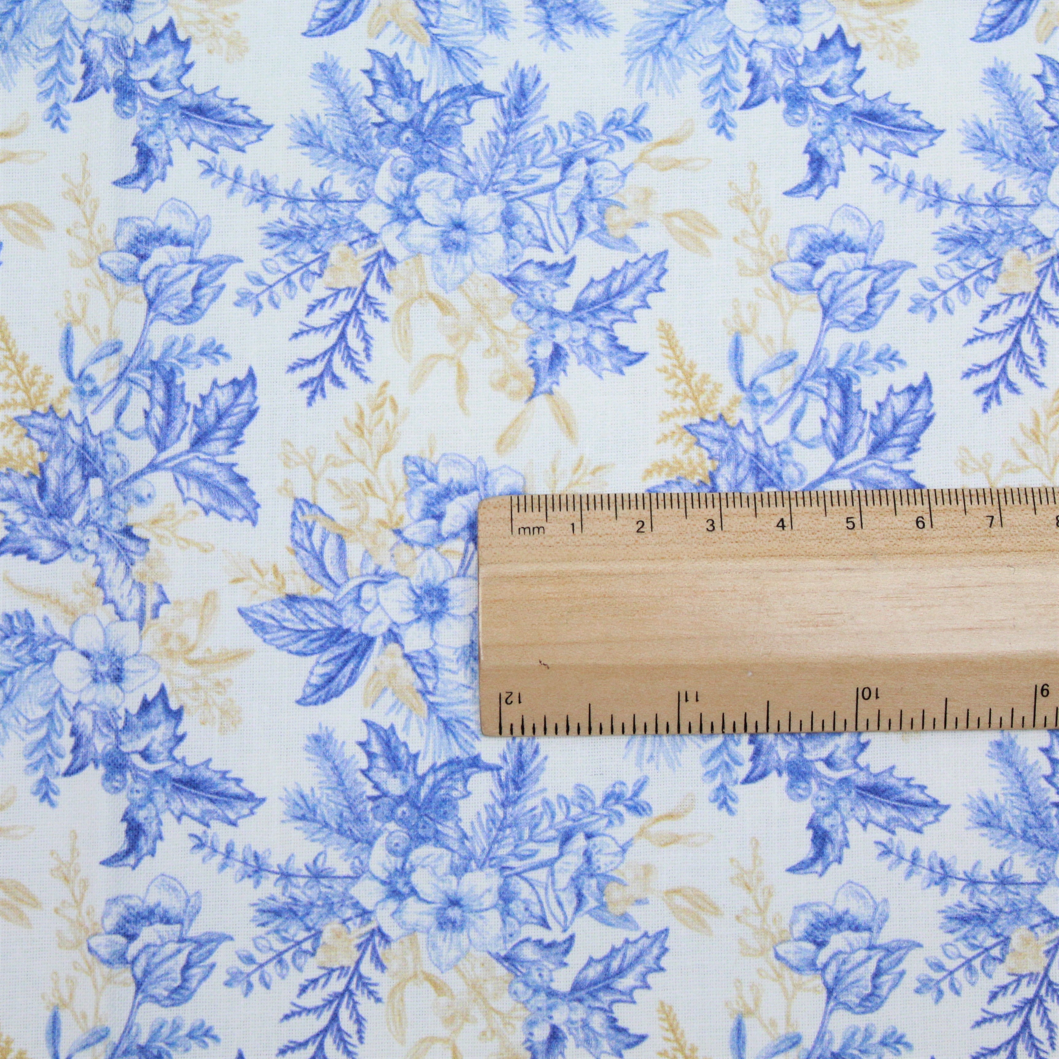 100% Cotton - Floral Sketch- 145cm Wide