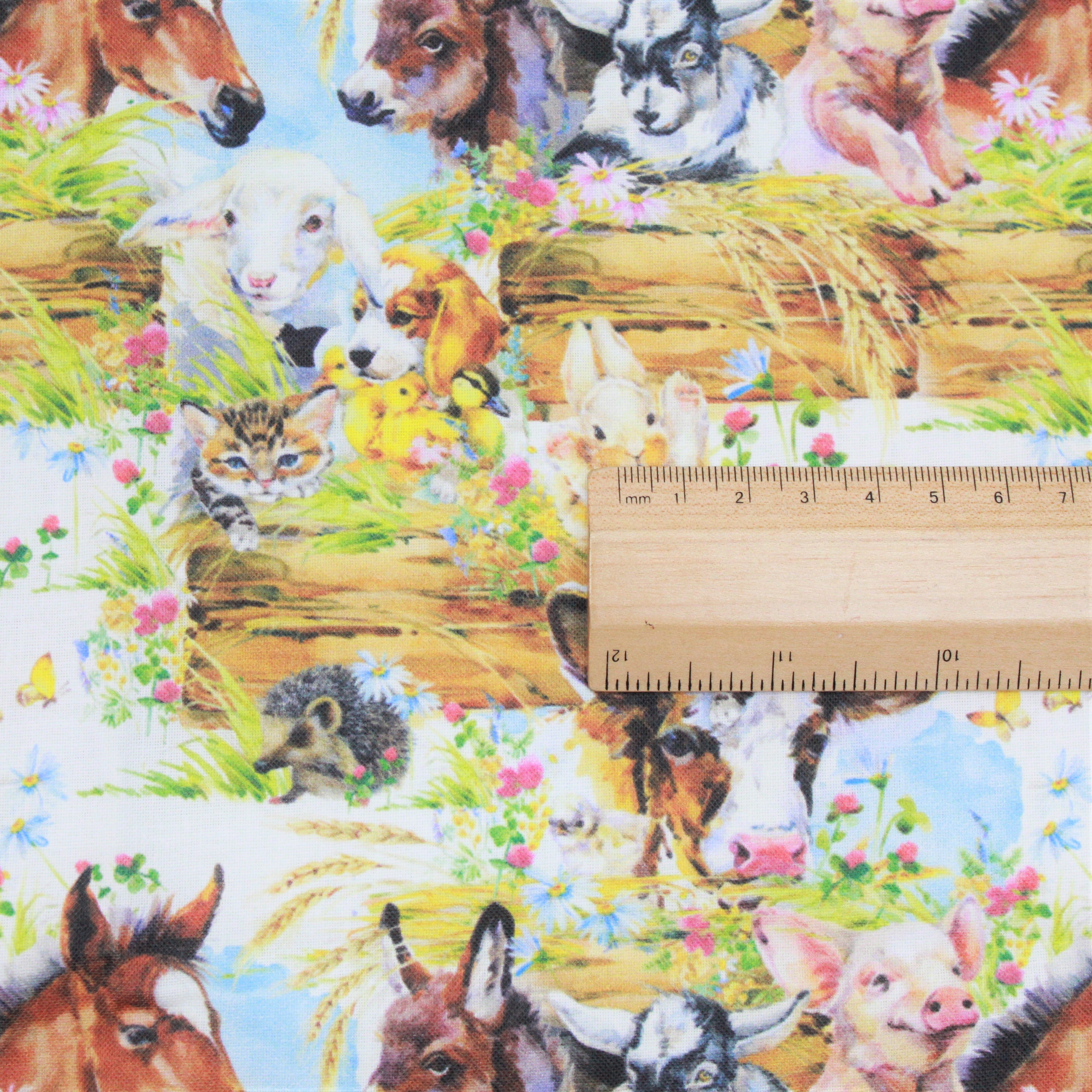 100% Cotton - Animal Farm- 145cm Wide