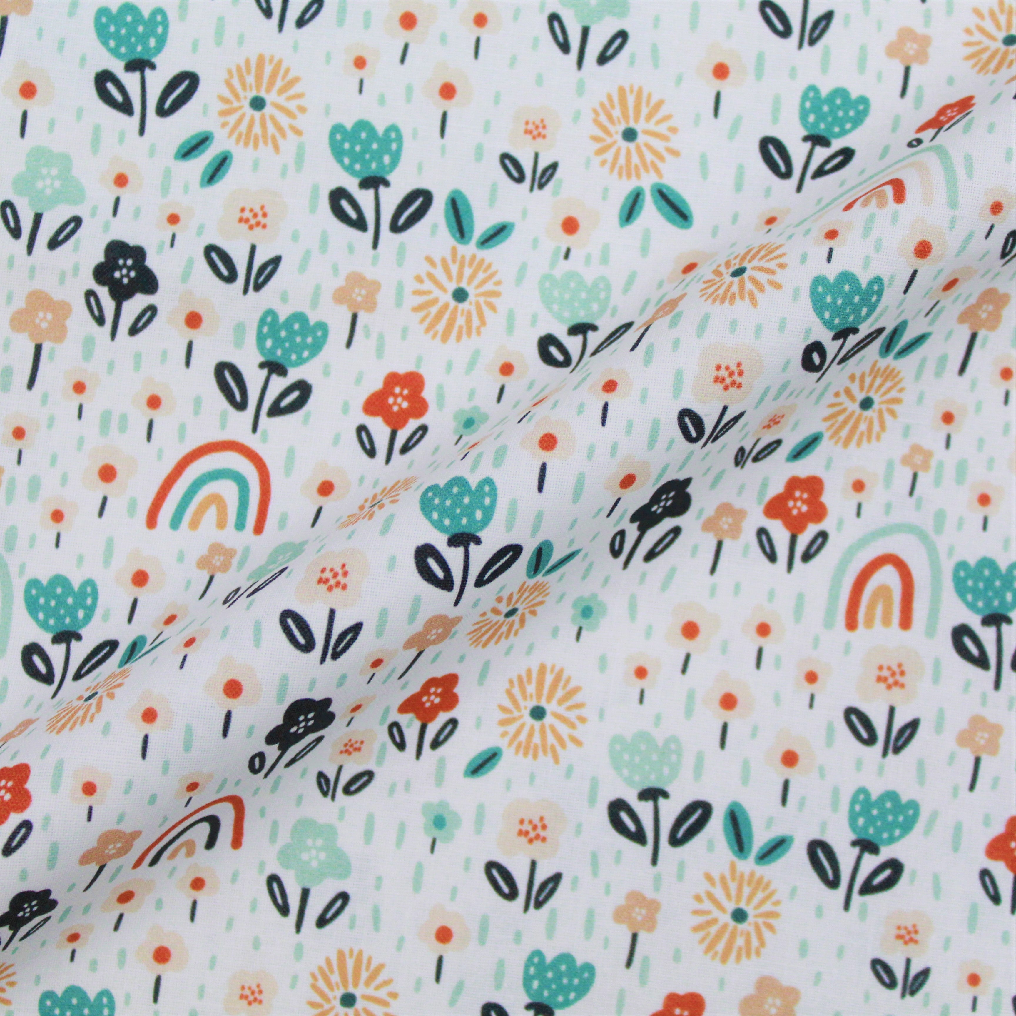 100% Cotton - Ditsy Floral- 145cm Wide