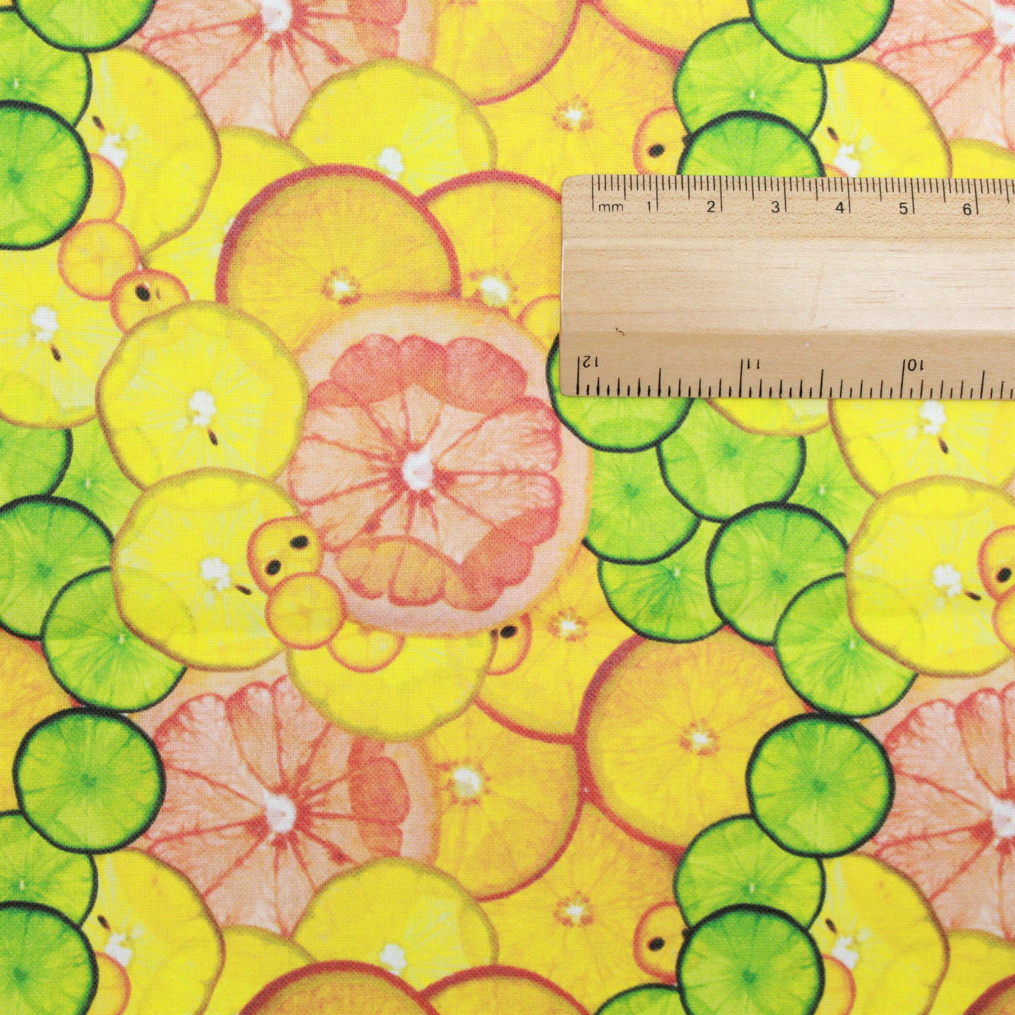 100% Cotton - Fresh Citrus- 145cm Wide