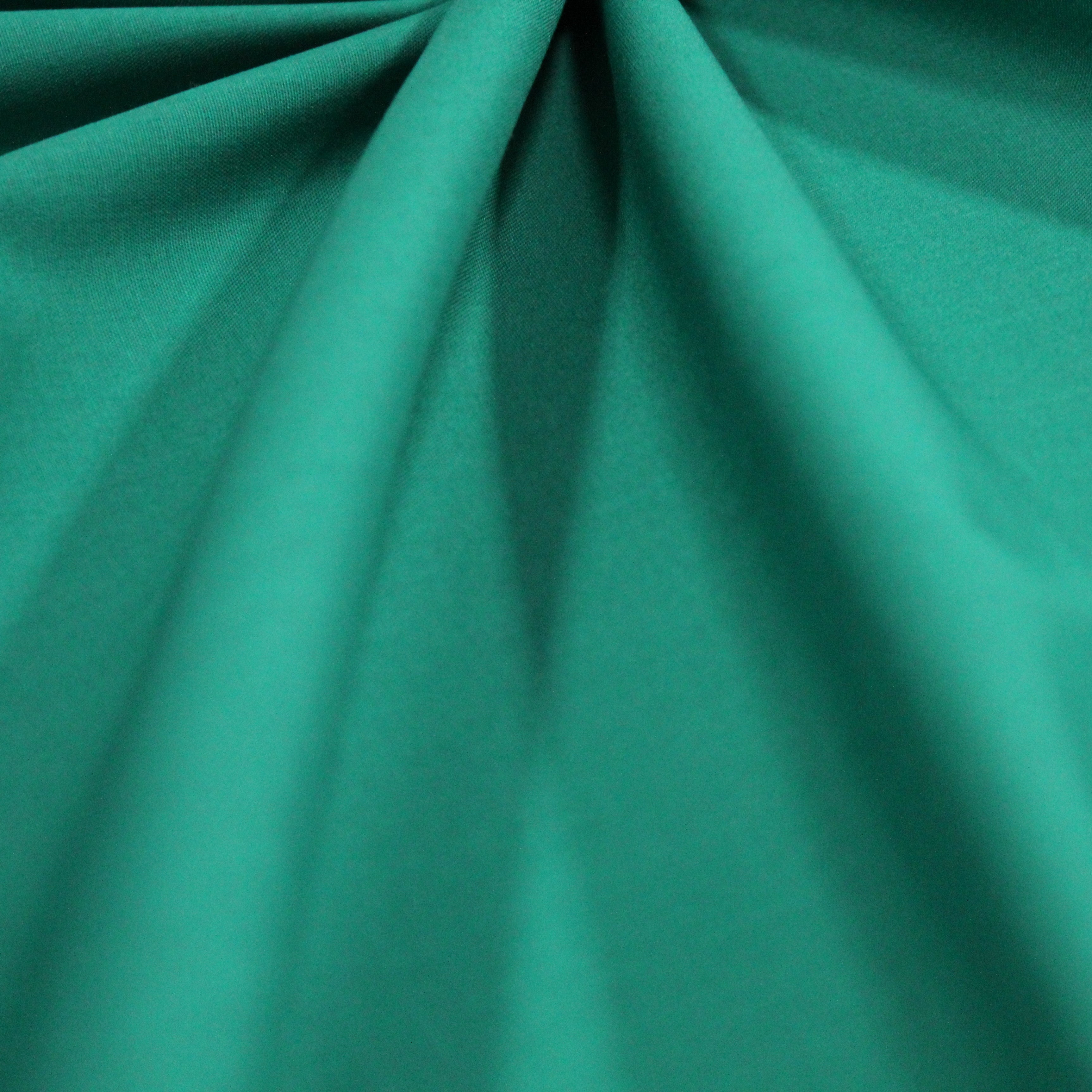Premium Plain Polycotton Fabric, 60° Washable, 45"- Jade Green
