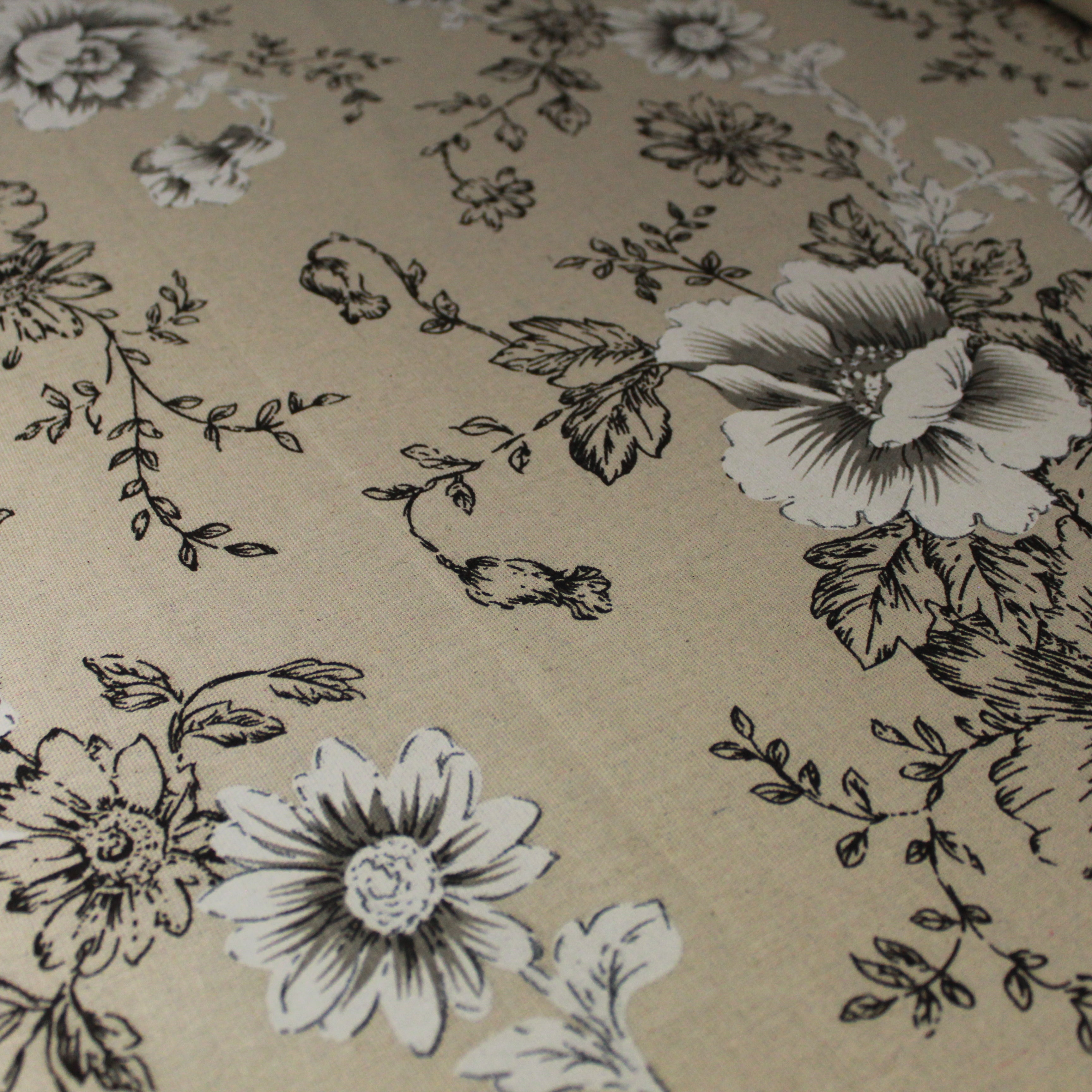 Premium Quality Printed Cotton Canvas 60"Wide Floral