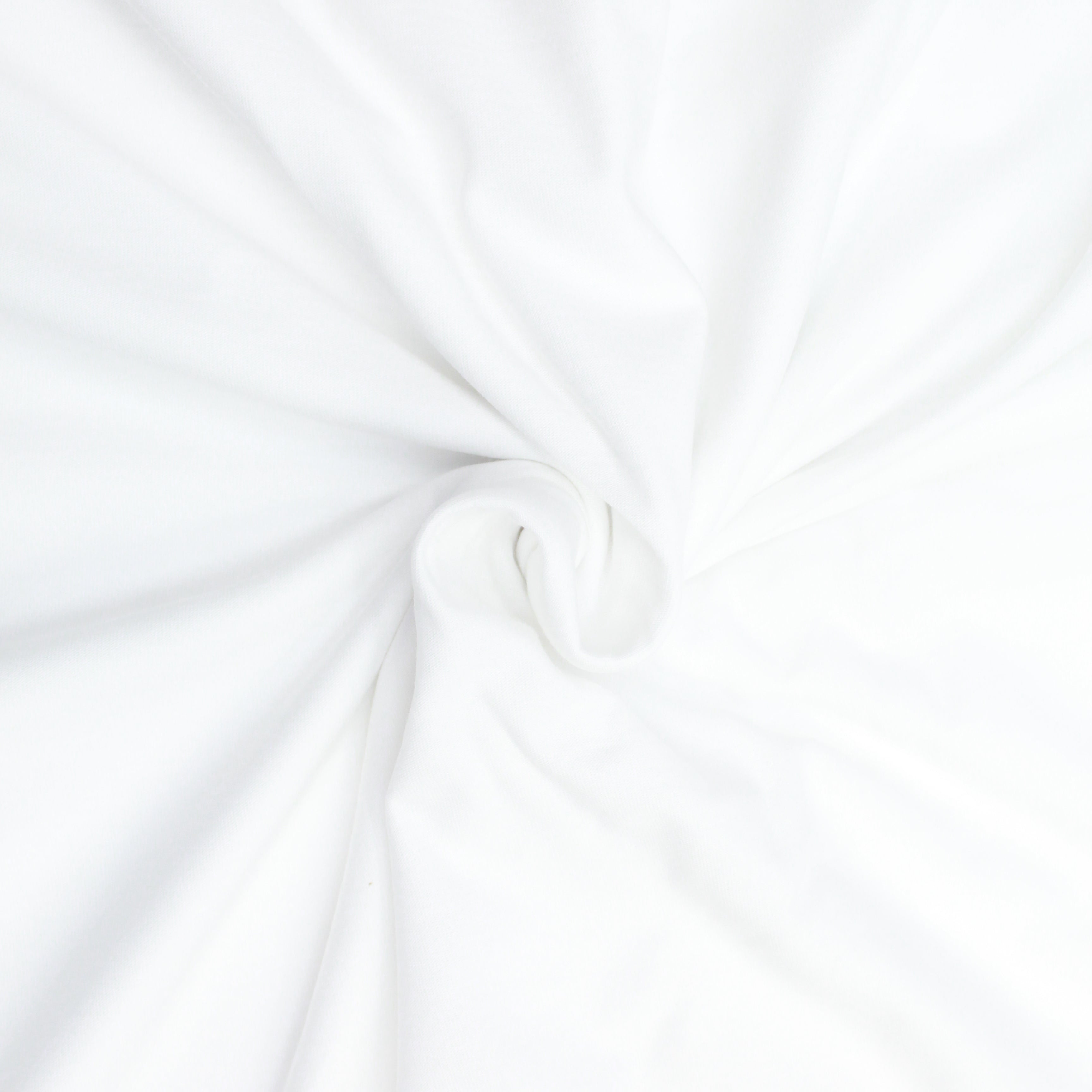 Premium Single Jersey Combed Cotton - Optical White