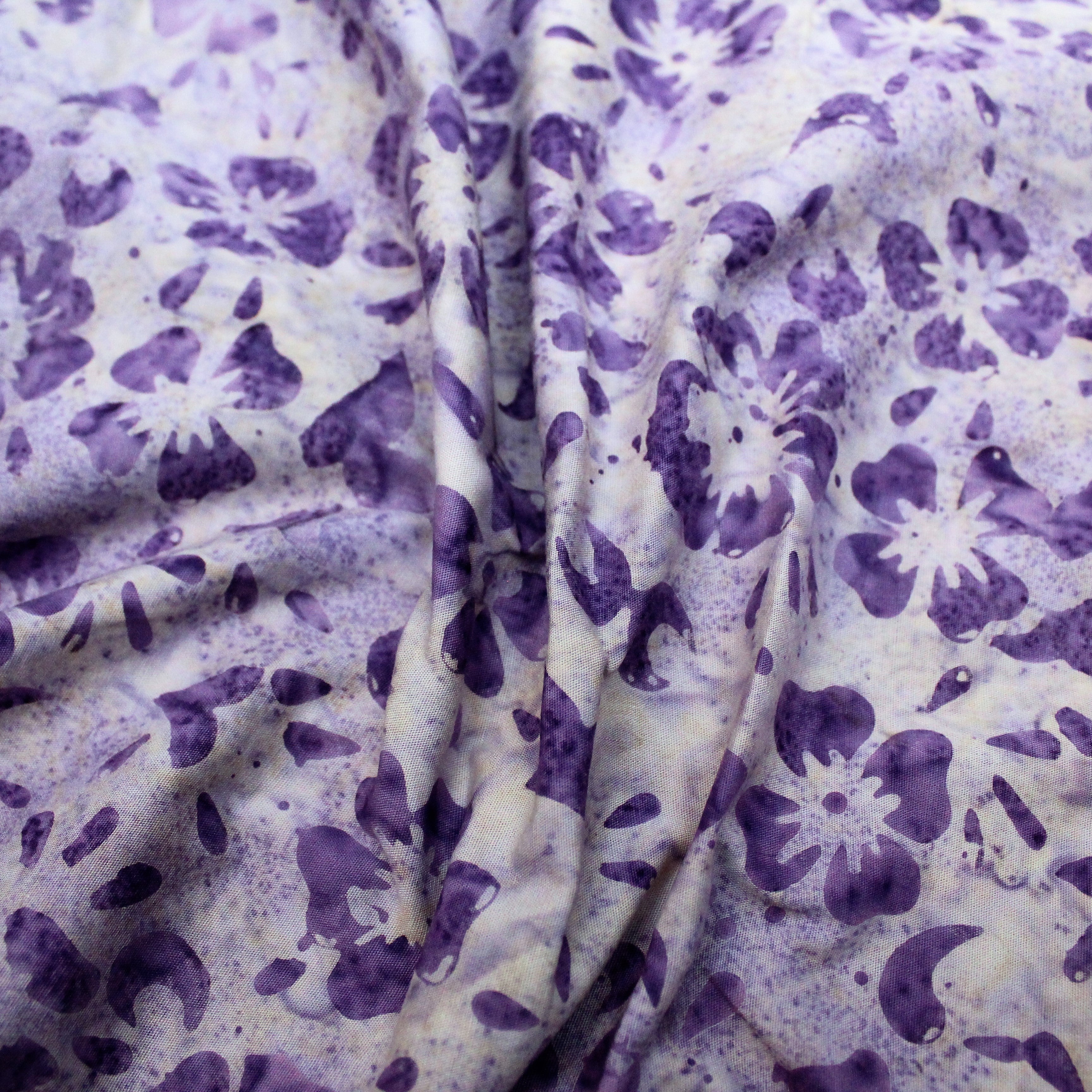 100% Cotton Bali Batik Pansy Patch 110cm Wide