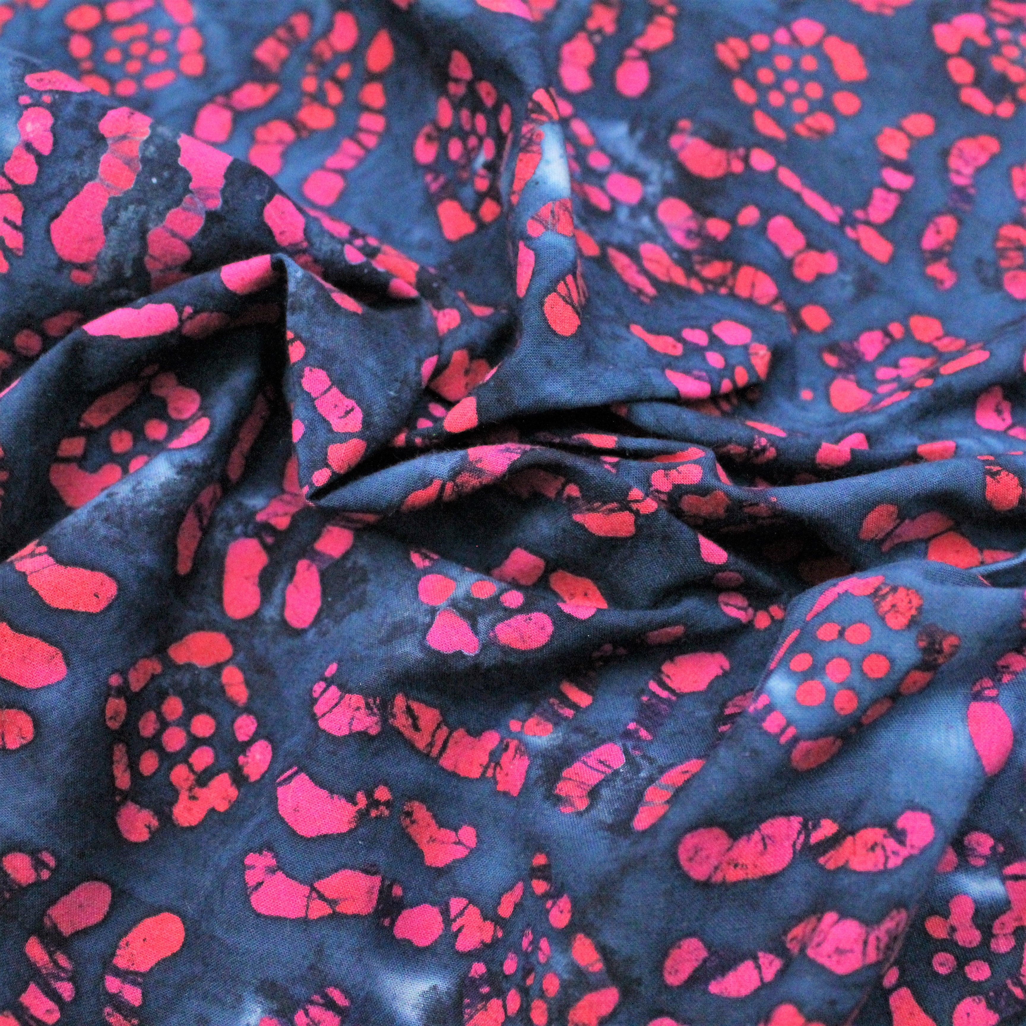 100% Cotton Hand-Dyed Batik Aztec Print 110cm Wide
