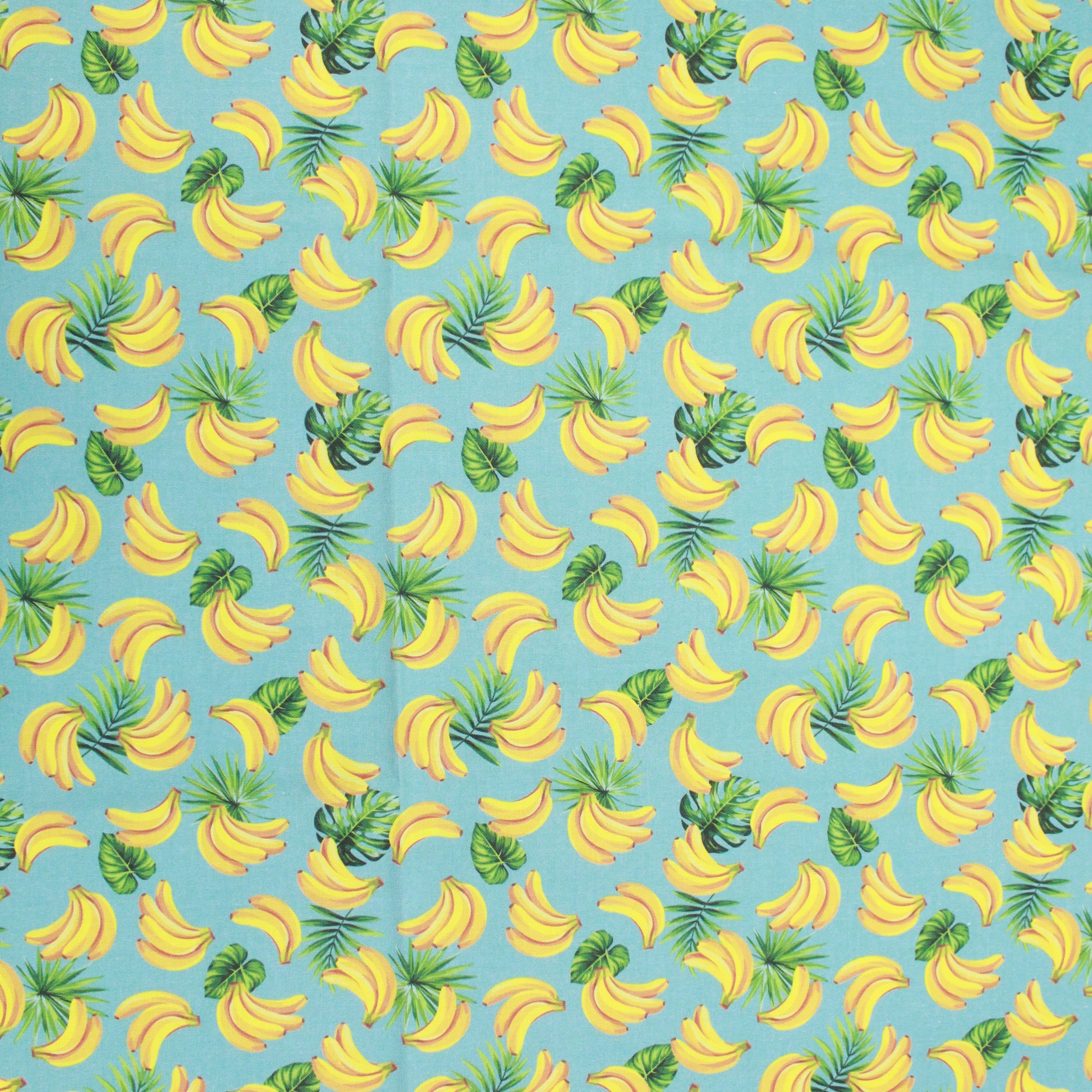 100% Cotton - Banana Frenzy- 145cm Wide