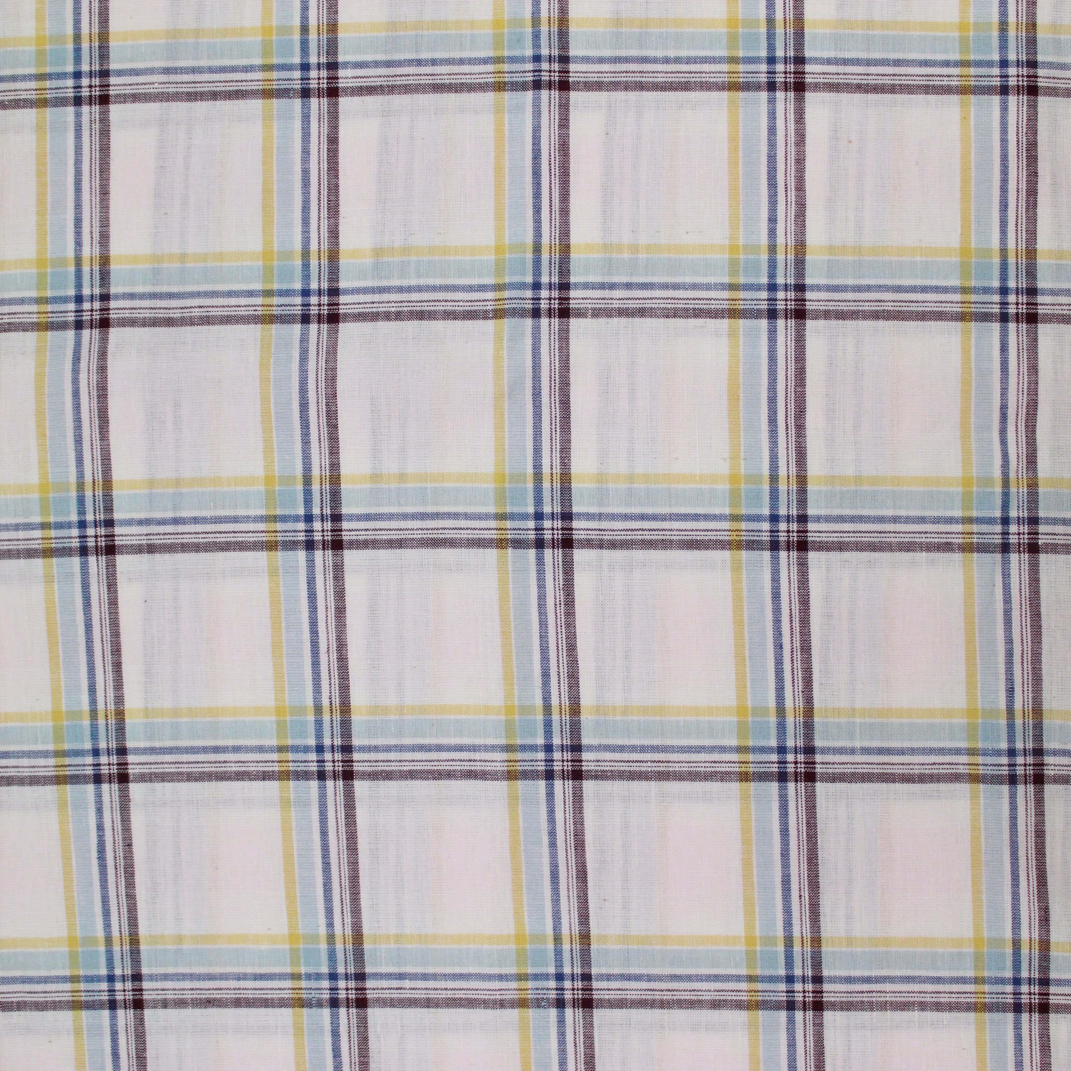 3FOR12 Premium Quality, Fashion Chequered Linen 54" Wide Pale Pink