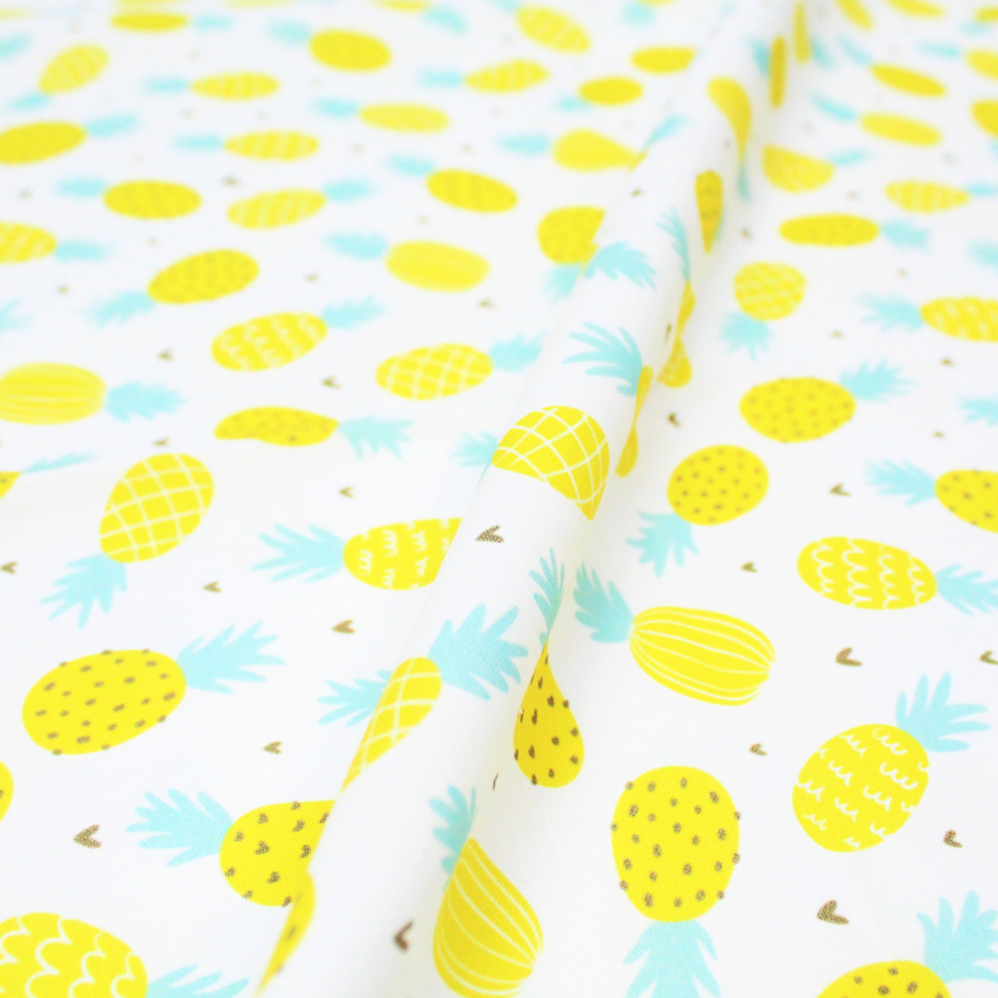 100% Cotton- Funky Pineapple - 145cm Wide