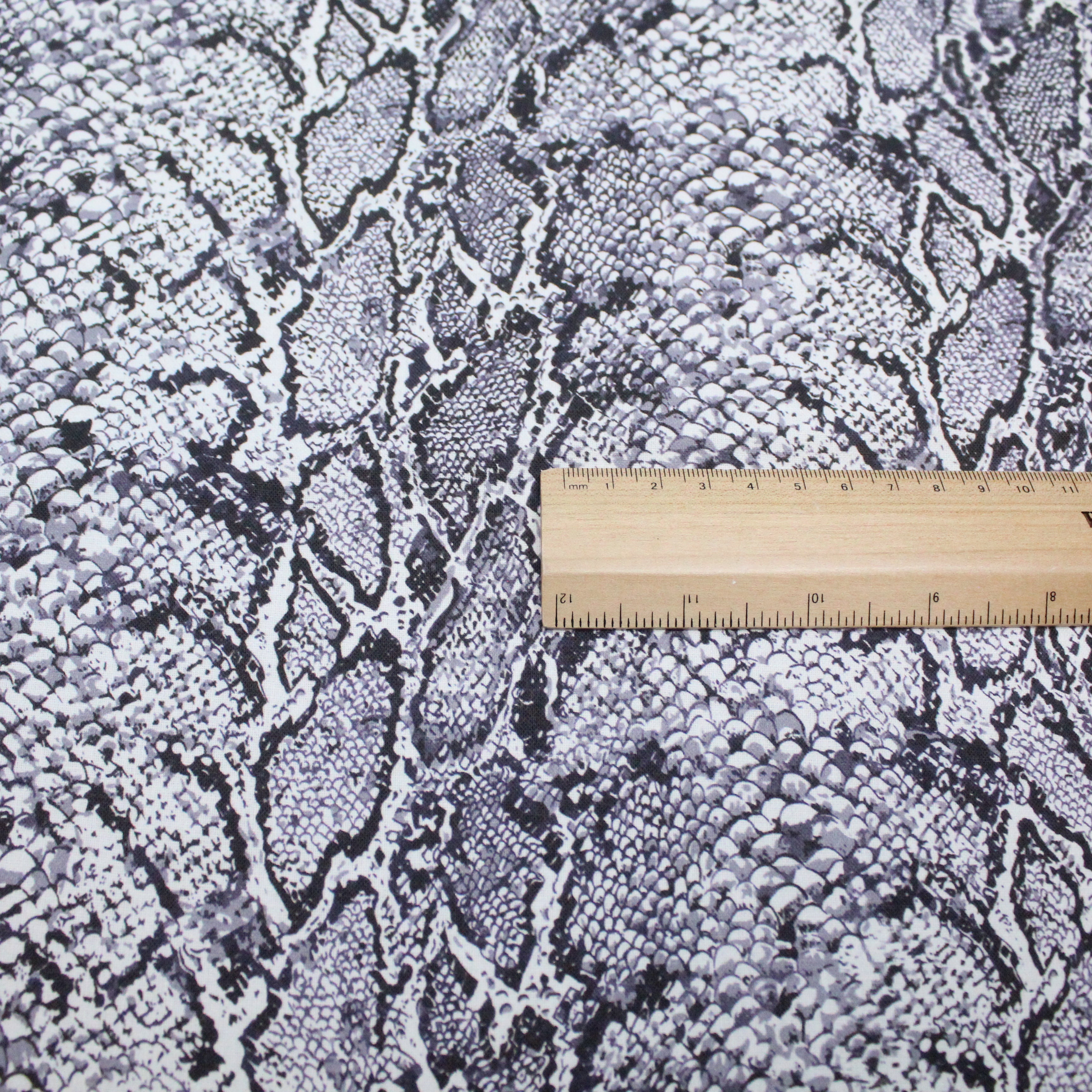 100% Cotton- Snakeskin- 145cm Wide
