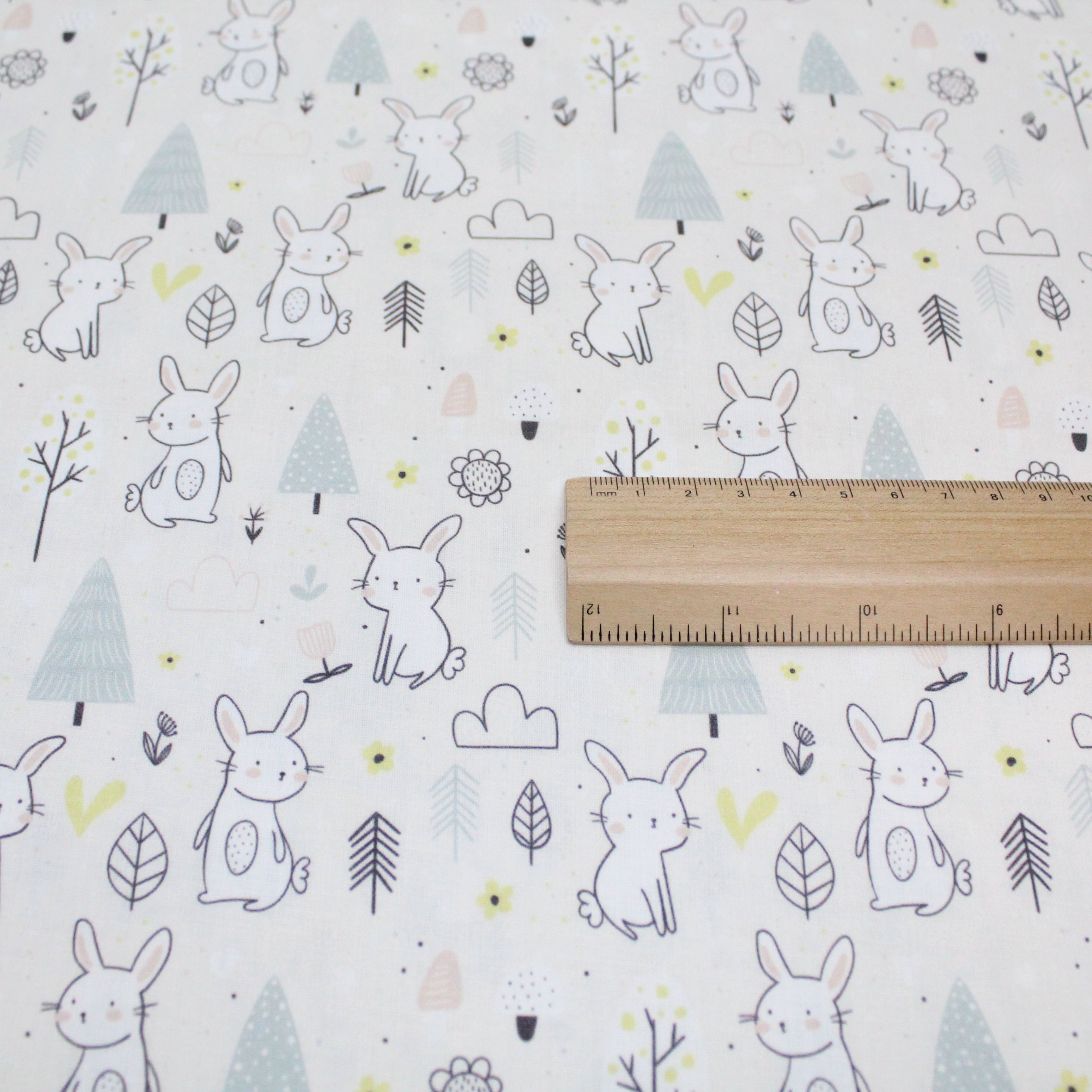 100% Cotton- Easter Forest- 145cm Wide