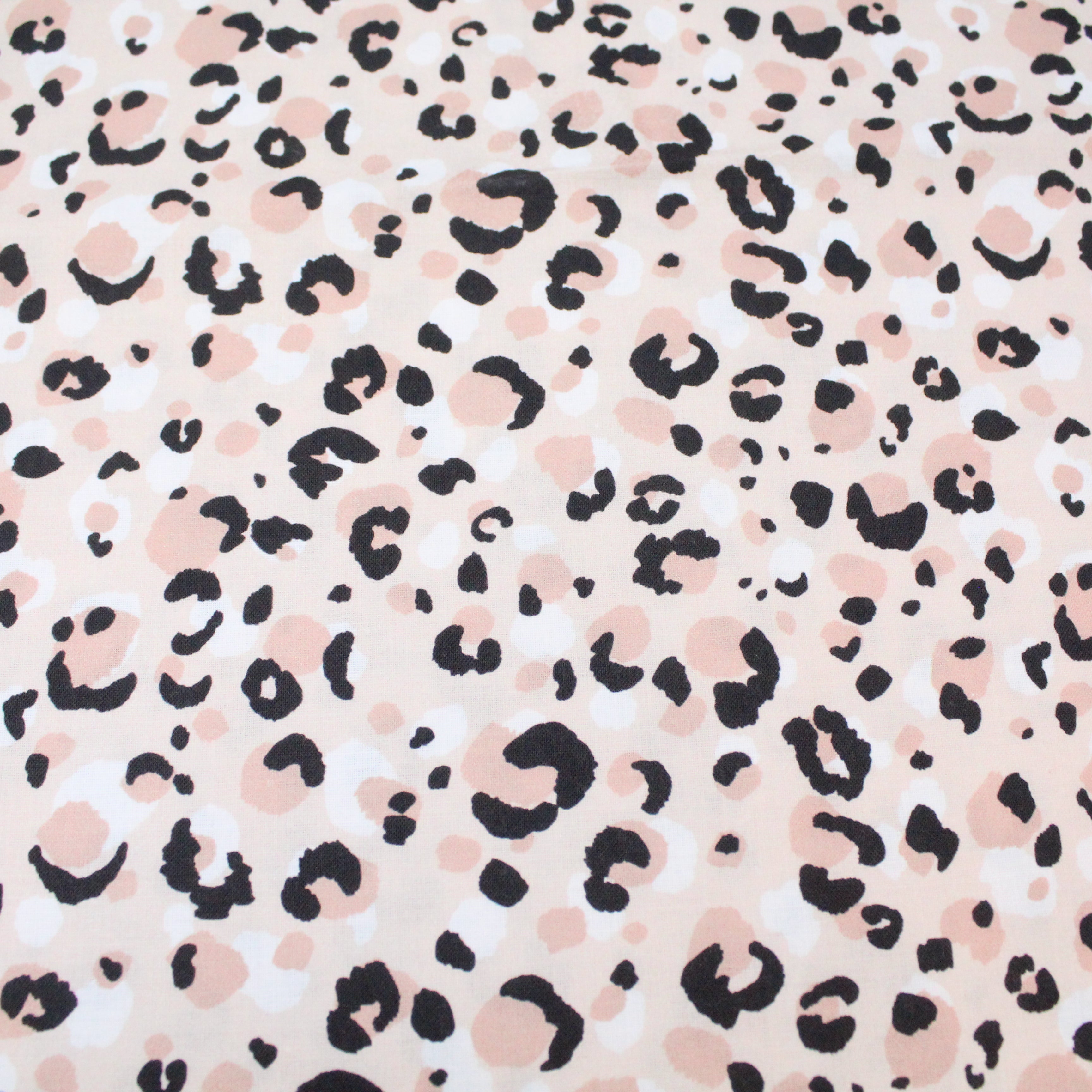 100% Cotton - Cheetah Print - 145cm Wide