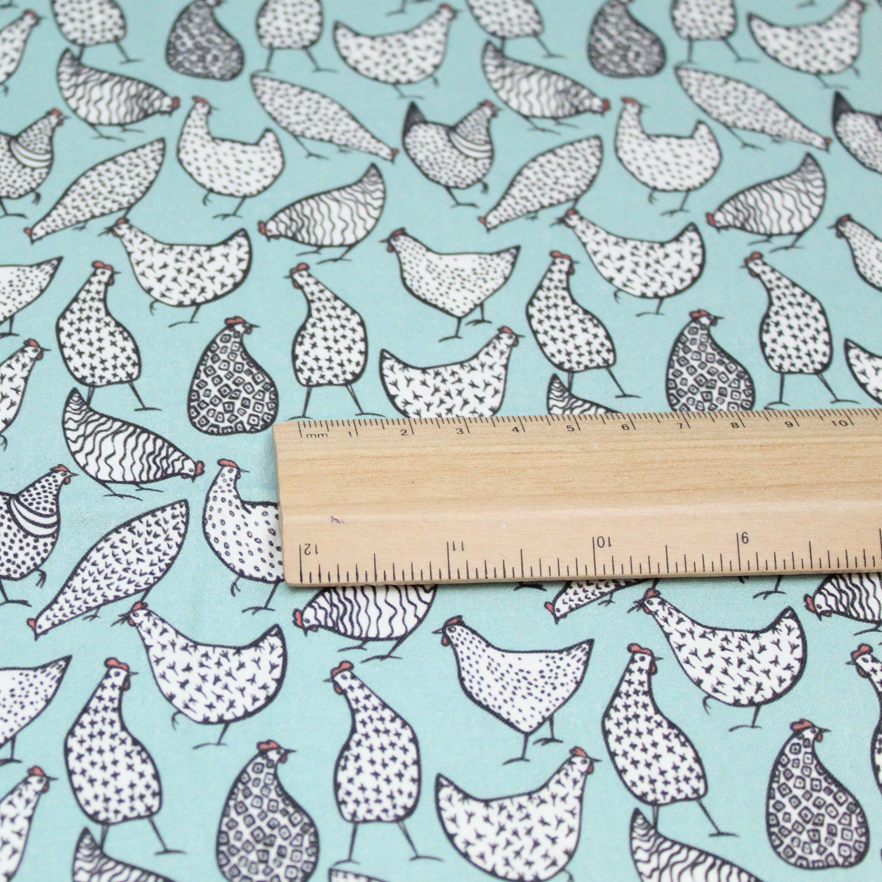 100% Cotton - Chicken - 145cm Wide