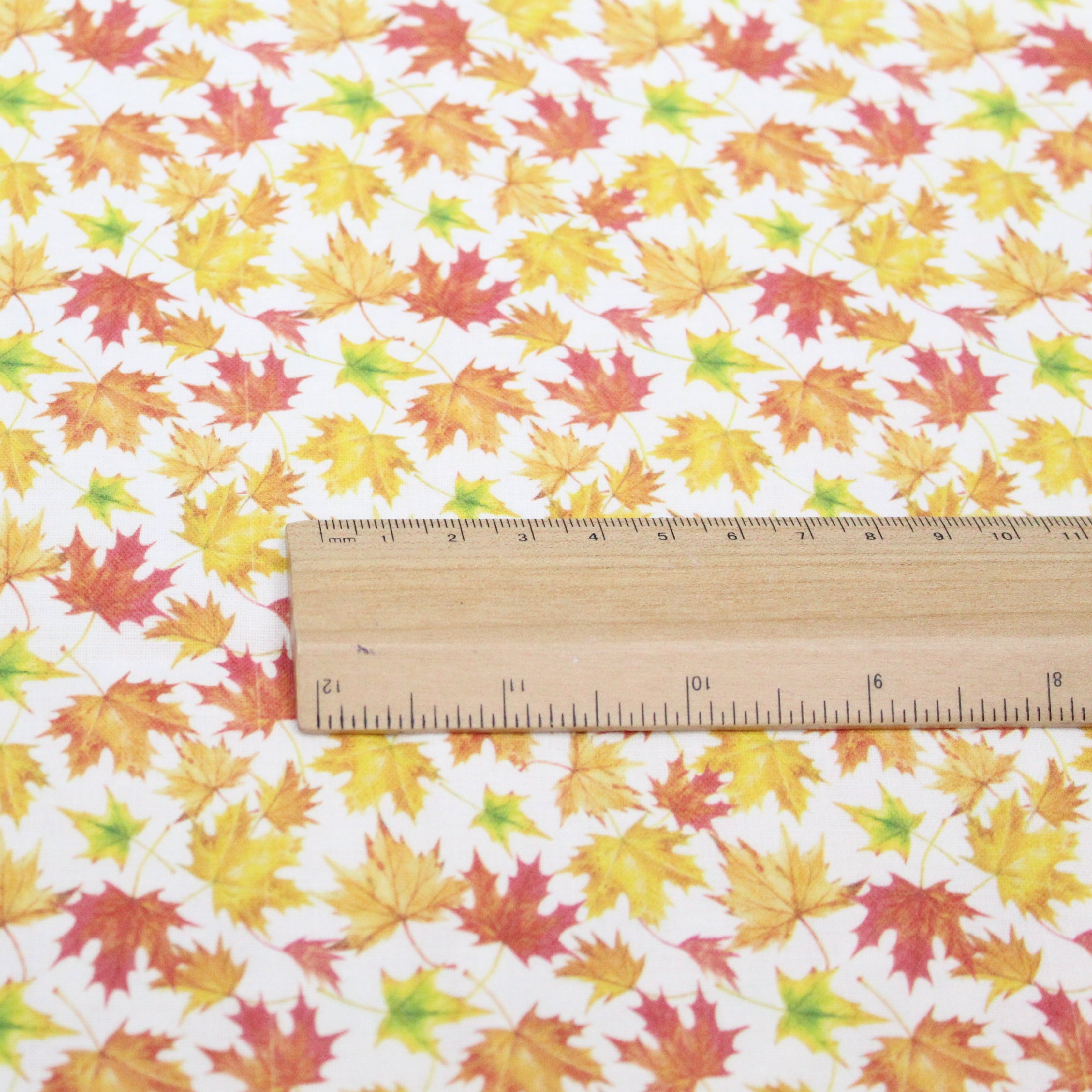 100% Cotton - Autumn Leaves - 145cm Wide