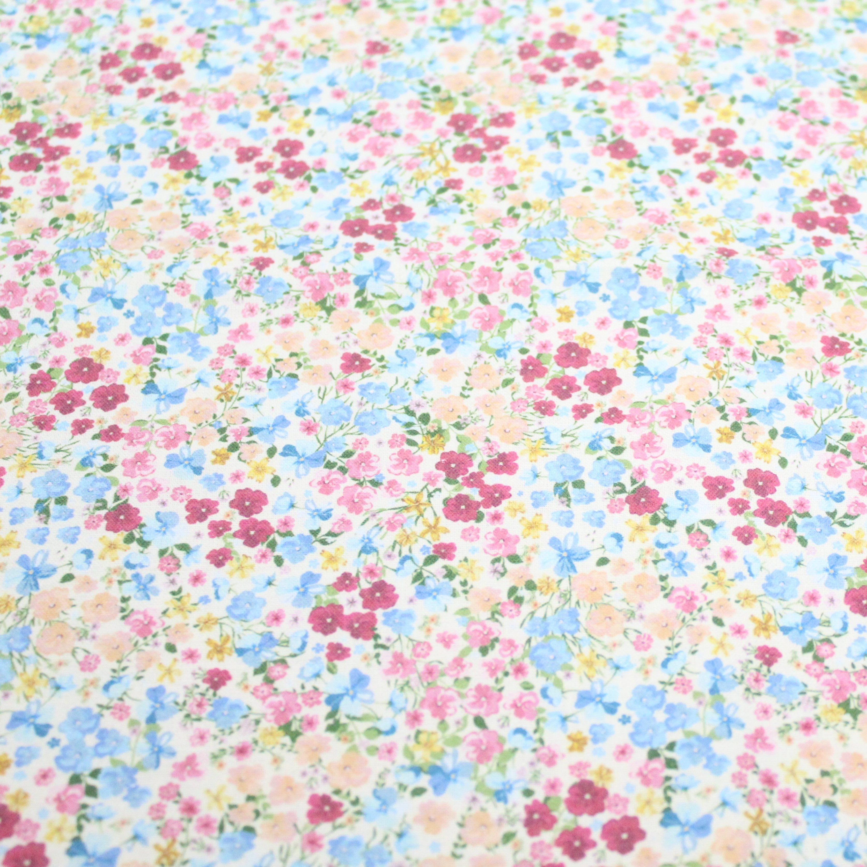 100% Cotton - Ditsy Floral Print - 145cm Wide