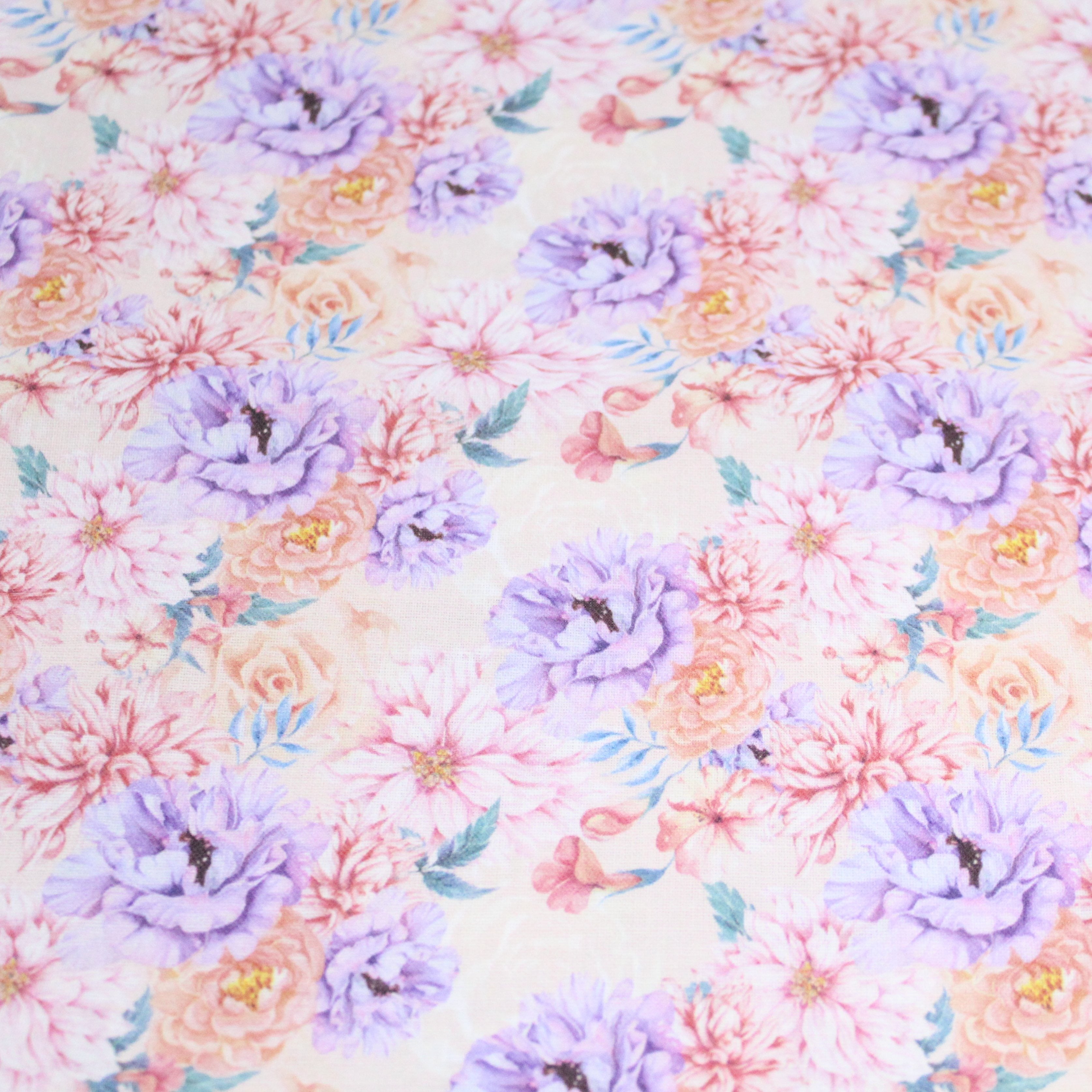 100% Cotton - Floral Fantasy - 145cm Wide