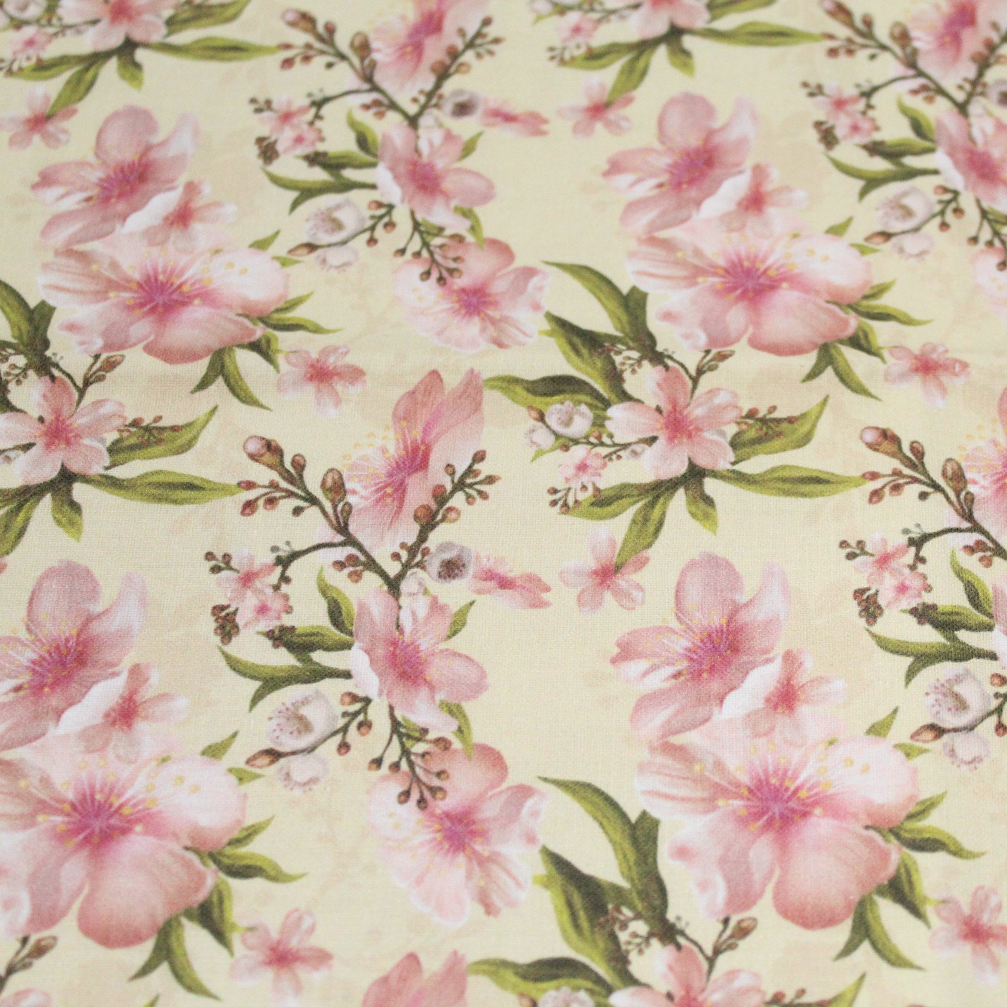 100% Cotton - Cherry Blossom - 145cm Wide