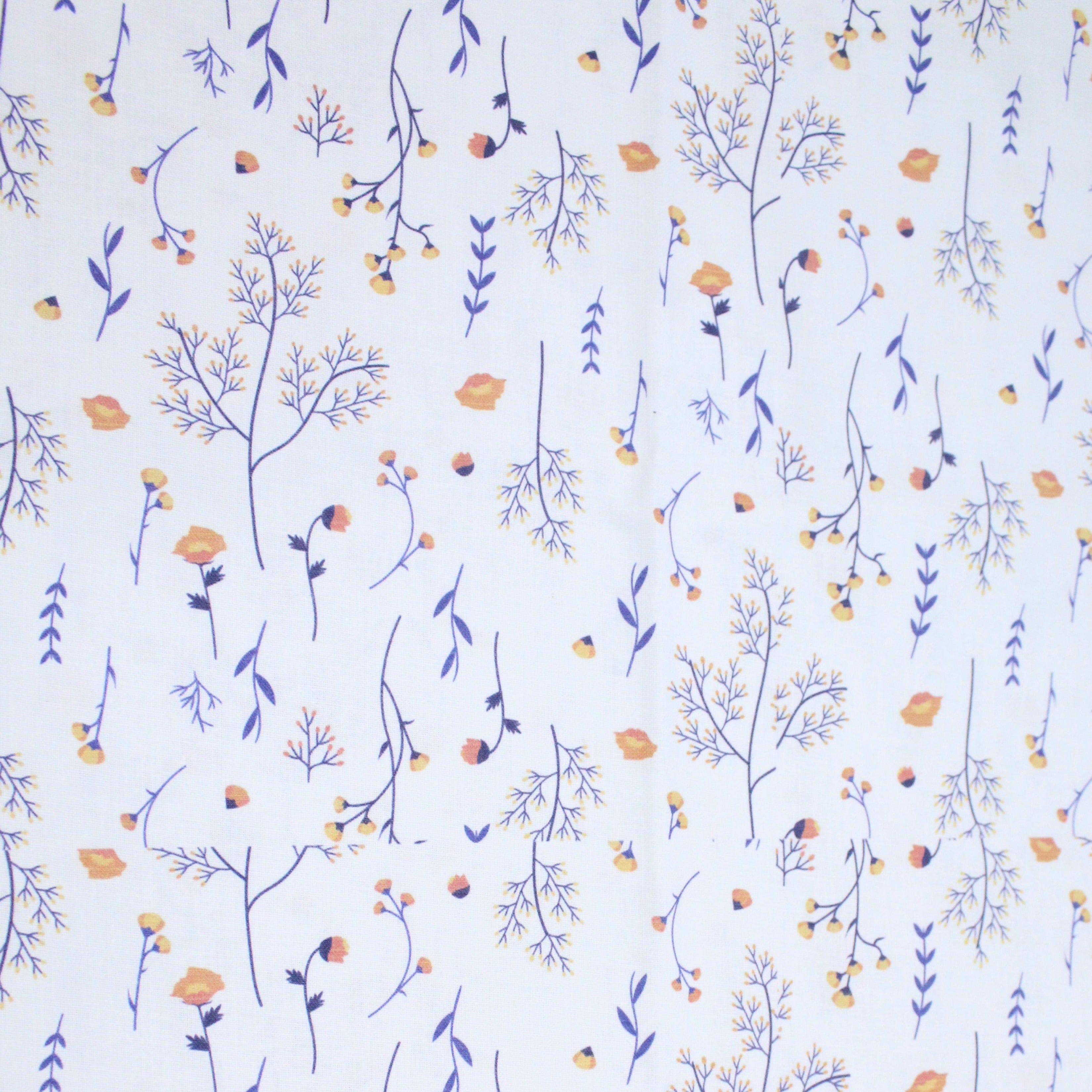 100% Cotton - Branches and Roses - 145cm Wide