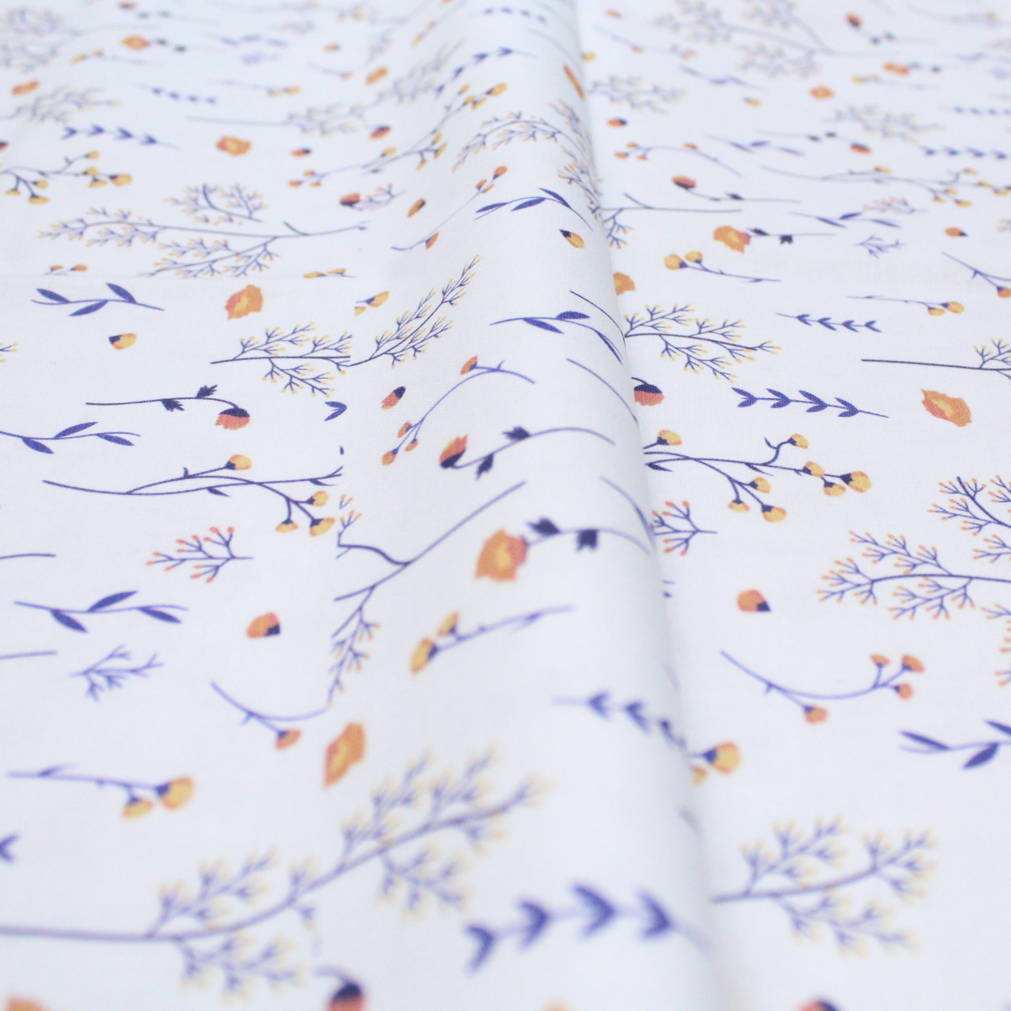 100% Cotton - Branches and Roses - 145cm Wide